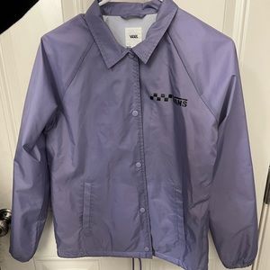 VANS purple windbreaker